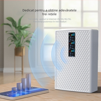 Amplificator de semnal pentru telefonul mobil: suportă 2G/3G/4G/5G, acoperire 200–2000 m², model 24C4400F6715, greutate 0,98 kg