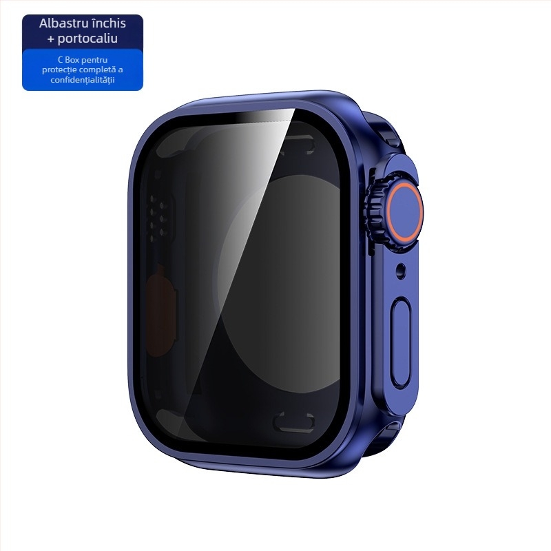 Carcasă de protecție all-inclusive pentru Apple Watch S6–S10, Anti-Peep, din PC (Cod 080)