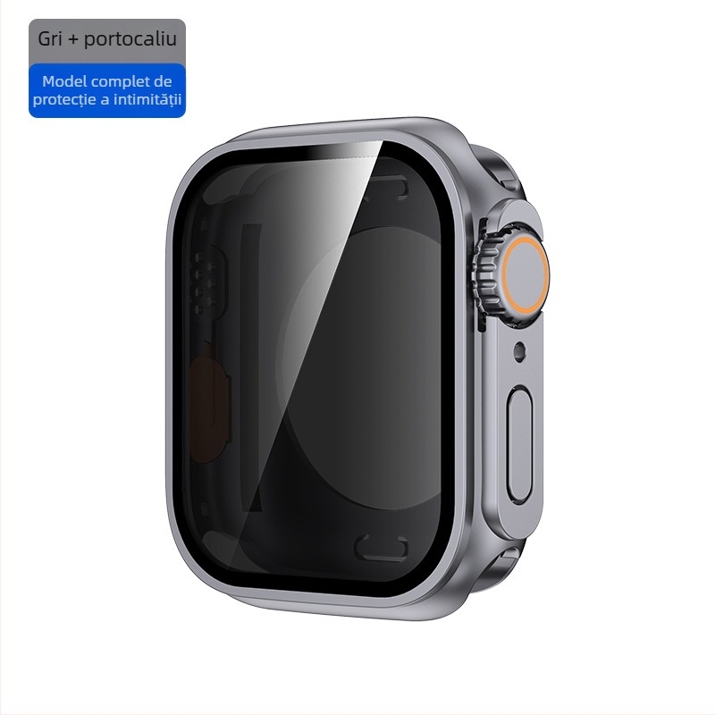 Carcasă de protecție all-inclusive pentru Apple Watch S6–S10, Anti-Peep, din PC (Cod 080)