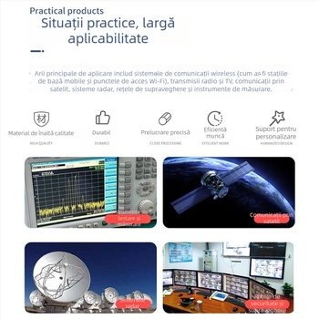 Adaptor conector RF coaxial: BNC la TNC, TNC-J la BNC-K, masculin la feminin