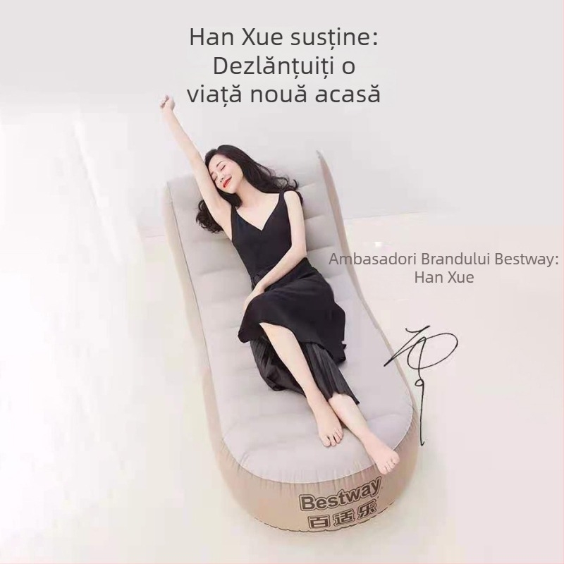 Bestway canapea gonflabilă cu suprafață velurată, greutate 3 kg, încărcare maximă 200 kg