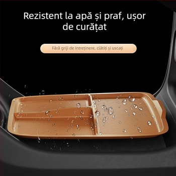 Tavă de depozitare pentru consola centrală Yu7 sub cotieră – Silicon pentru interior auto (Origine: Guangzhou; Fără personalizare)