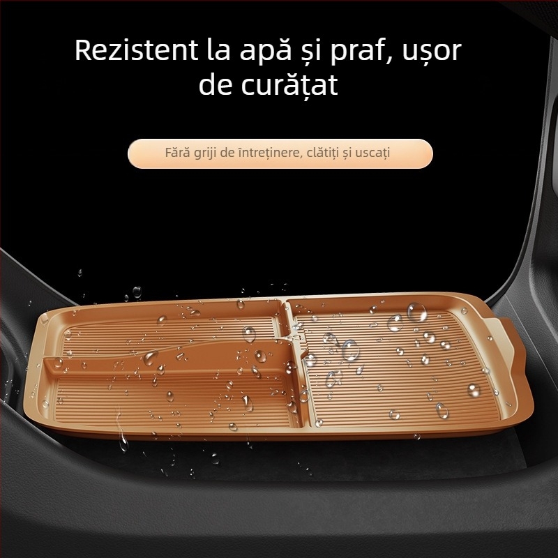 Tavă de depozitare pentru consola centrală Yu7 sub cotieră – Silicon pentru interior auto (Origine: Guangzhou; Fără personalizare)