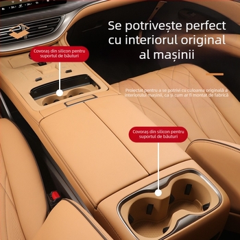 Padă din silicon pentru consola centrală, compatibilă cu Dengshi D9, model 9999, accesorii interior personalizabile