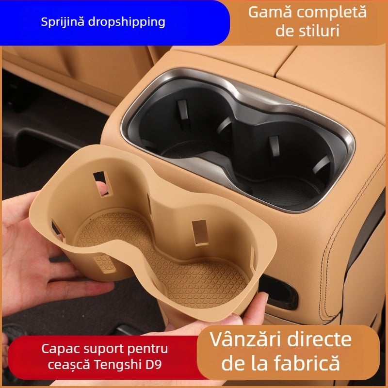 Padă din silicon pentru consola centrală, compatibilă cu Dengshi D9, model 9999, accesorii interior personalizabile