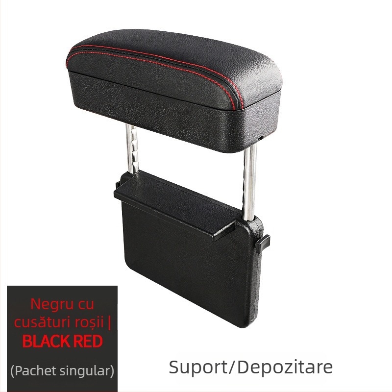 Cutie pentru cotieră auto pentru spațiul dintre scaune — universal, din piele, personalizabil cu logo