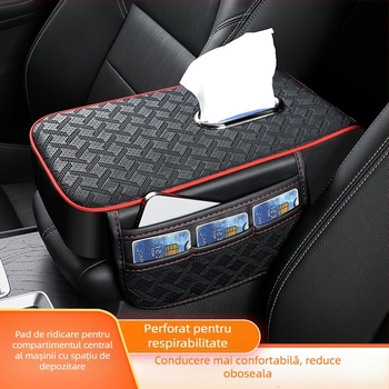 Perne pentru cotiera centrală din piele – universală, personalizabilă, husă de protecție pentru interiorul mașinii