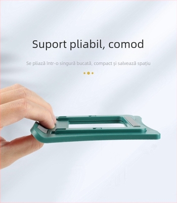 Suport pliabil de birou pentru telefoane și tablete, model K325, din plastic