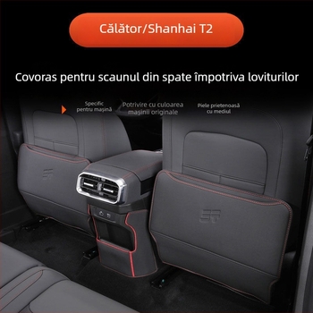 Protecție pentru scaunul din spate și spătar, rezistent la pete și uzură, modificare interioară, Modelul 001