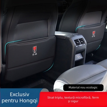 Pad de protecție pentru scaunul auto anti-kick și anti-zgârieturi pentru Hongqi H5/H6/H7/H9, brand Teyue, piele Ultrafilm, umplutură din burete, Tip: Four Seasons General