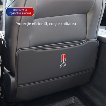 Pad de protecție pentru scaunul auto anti-kick și anti-zgârieturi pentru Hongqi H5/H6/H7/H9, brand Teyue, piele Ultrafilm, umplutură din burete, Tip: Four Seasons General