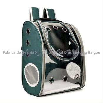 Sac de transport pisici Xin Tao, 20–35 L, poliester, duritate medie