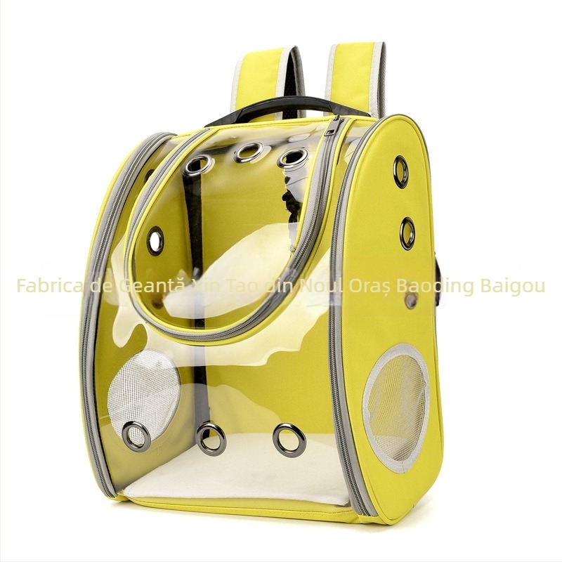 Sac de transport pisici Xin Tao, 20–35 L, poliester, duritate medie