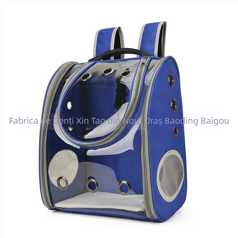 Sac de transport pisici Xin Tao, 20–35 L, poliester, duritate medie
