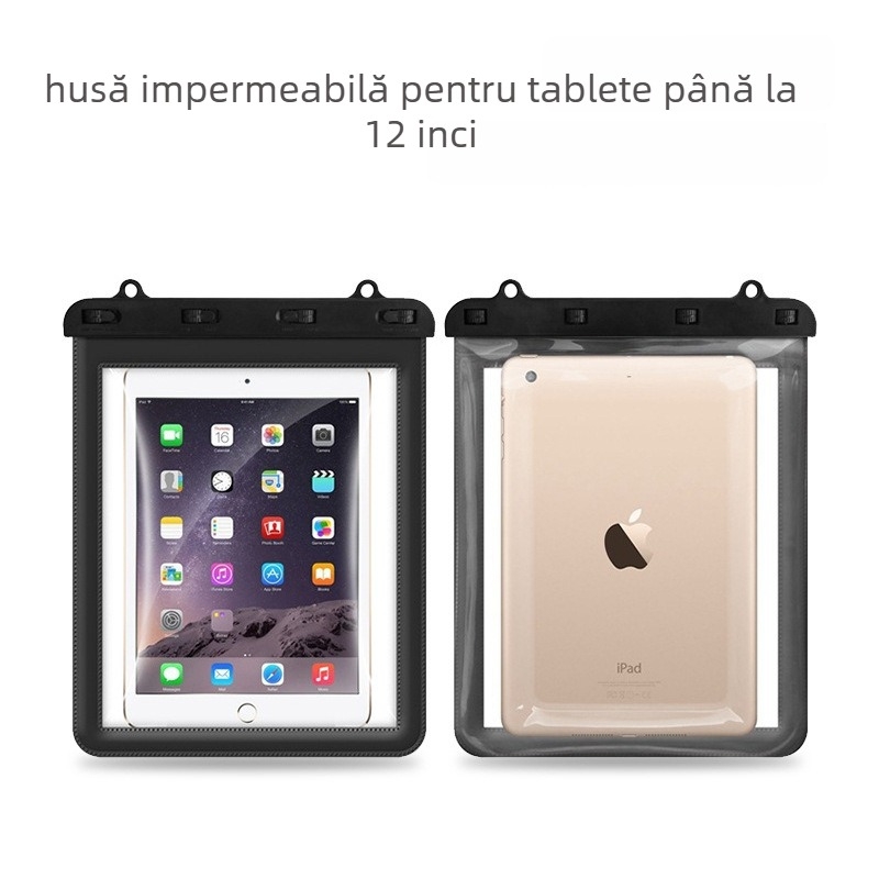Husă impermeabilă pentru telefon | Material plastic, Utilizare generală, pentru activități în aer liber, potrivită pentru scufundări, plajă și pescuit