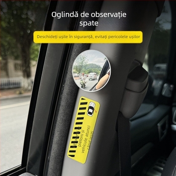 Oglindă de observație pentru scaunul din spate, cu oglinzi auxiliare circulare, interne și externe pentru autoturisme, utilizare taxi