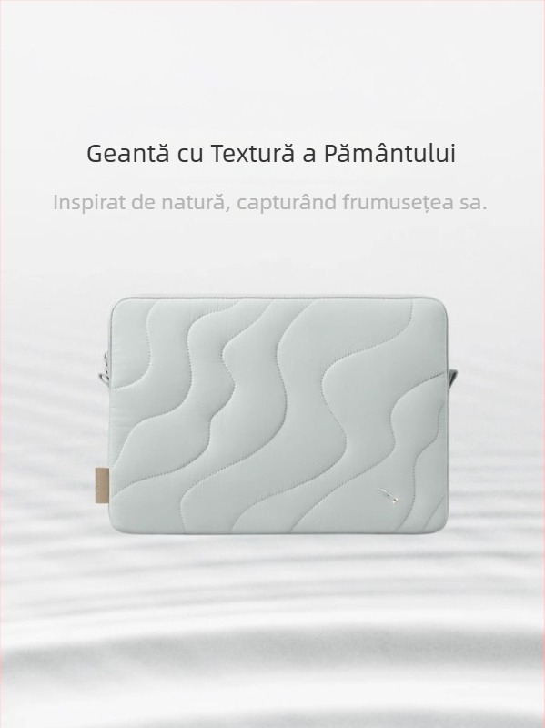 Husă pentru laptop și tabletă, impermeabilă, respirabilă, material PU, căptușeală poliester-bumbac, stil urban, primăvara 2025