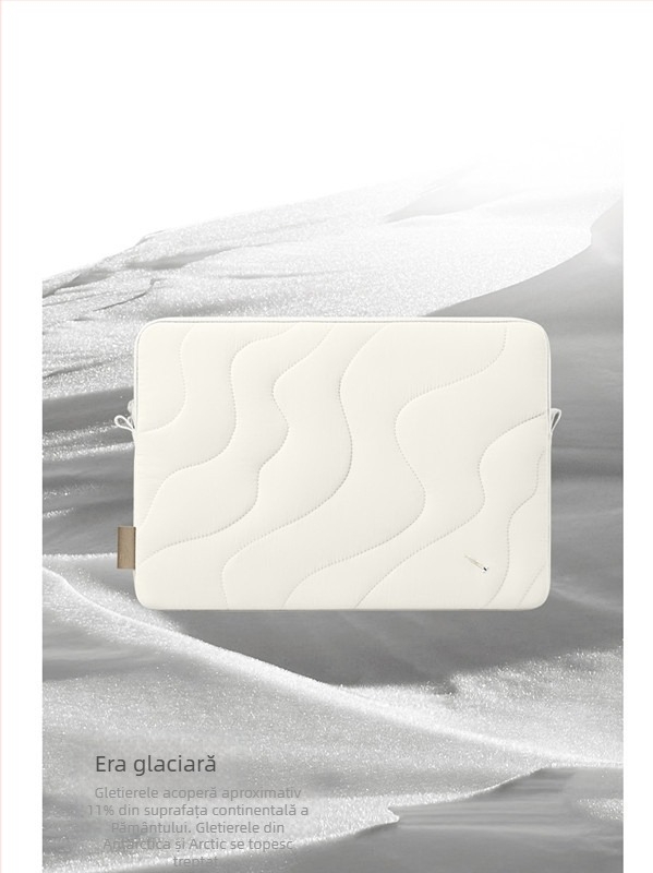 Husă pentru laptop și tabletă, impermeabilă, respirabilă, material PU, căptușeală poliester-bumbac, stil urban, primăvara 2025