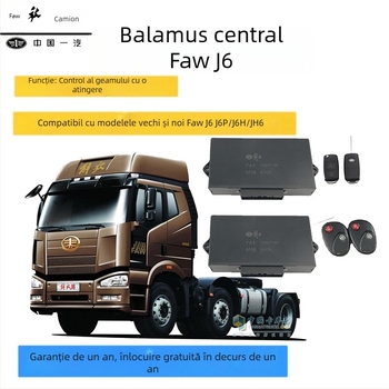Sistem de închidere centrală cu telecomandă și modul central de control pentru J6/J6P/Jh6/J6L — configurații ale cheilor: 2 telecomenzi pliabile + modul central; 2 telecomenzi rotunde + modul central; 2 telecomenzi pliabile + modul central; telecomandă pli