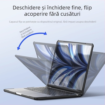 Husă TPU pentru MacBook Air și alte laptopuri – subțire, ușoară, protecție anti-cadere, cu disipare de căldură, model LCGH-LCGM, de la DUX DUCIS