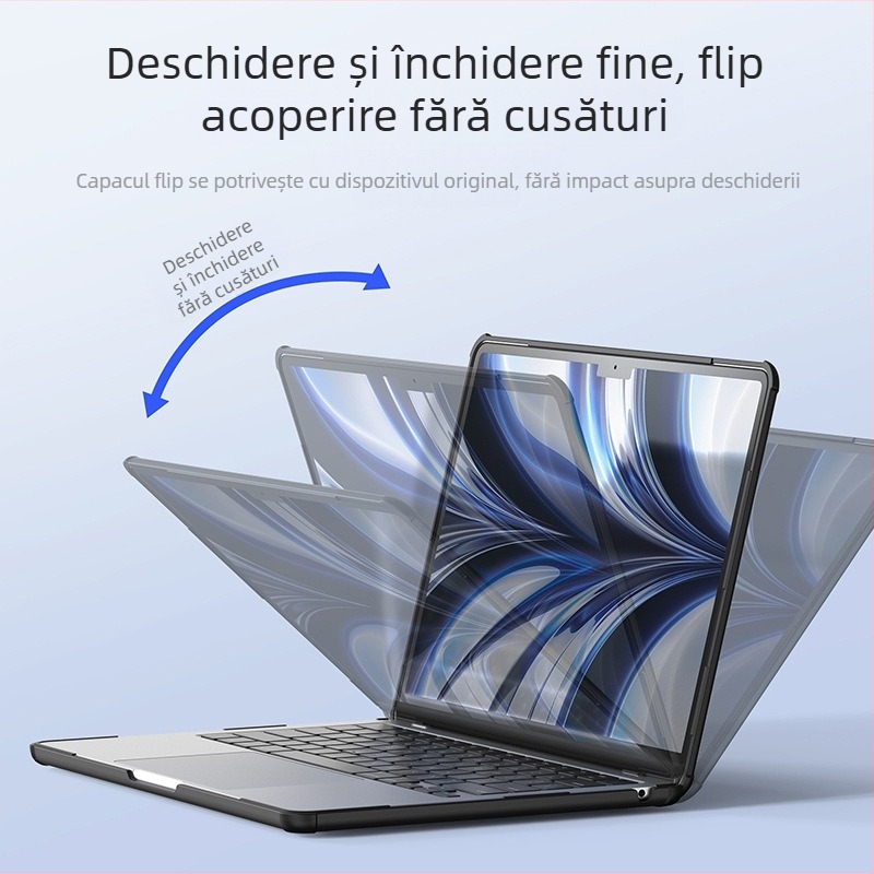 Husă TPU pentru MacBook Air și alte laptopuri – subțire, ușoară, protecție anti-cadere, cu disipare de căldură, model LCGH-LCGM, de la DUX DUCIS