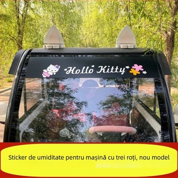 Ștampilă/Etichetă pentru parbrizul frontal pentru mașini, tricicluri, vehicule electrice și vehicule cu patru roți; Film UV; Protecție pentru geamul din față și din spate; Cod produs 1004529048; Brand Other; Material Other