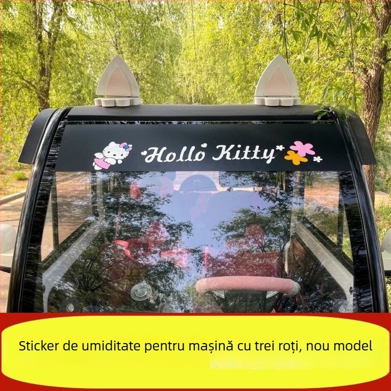 Ștampilă/Etichetă pentru parbrizul frontal pentru mașini, tricicluri, vehicule electrice și vehicule cu patru roți; Film UV; Protecție pentru geamul din față și din spate; Cod produs 1004529048; Brand Other; Material Other