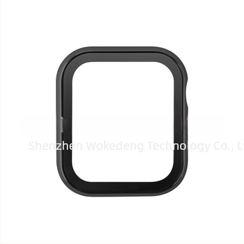 Husă Apple Watch din aluminiu, finisaj oglindit, cu protecție a ecranului din sticlă temperată, compatibilă cu Apple Watch Series 8/SE/7/6/5