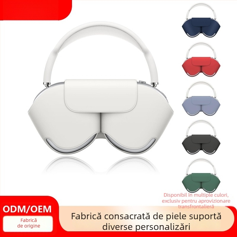  husă AirPods Max – închidere magnetică, piele sintetică, compatibilă cu Apple