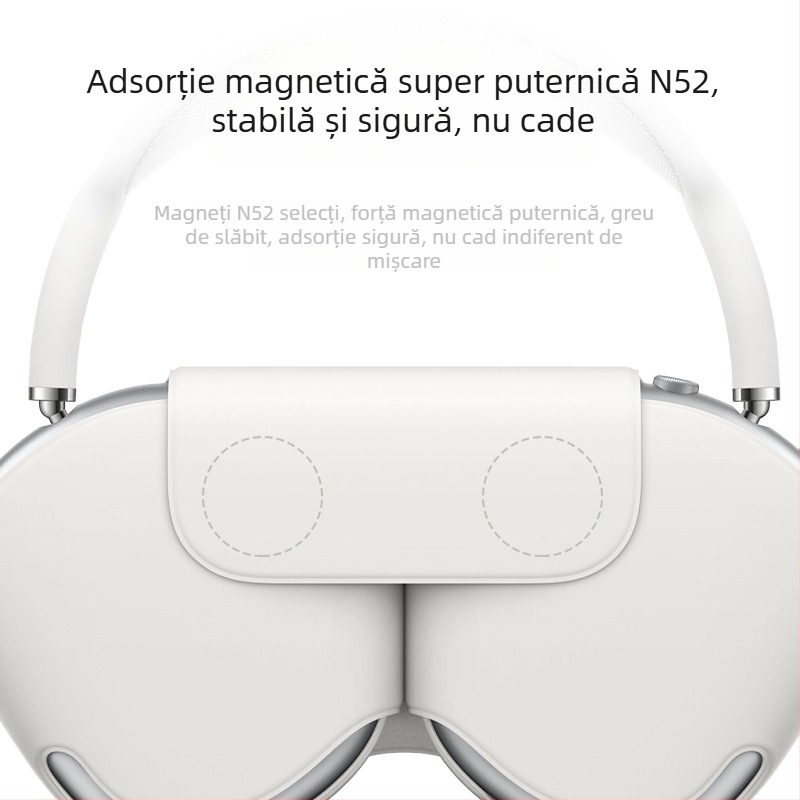  husă AirPods Max – închidere magnetică, piele sintetică, compatibilă cu Apple