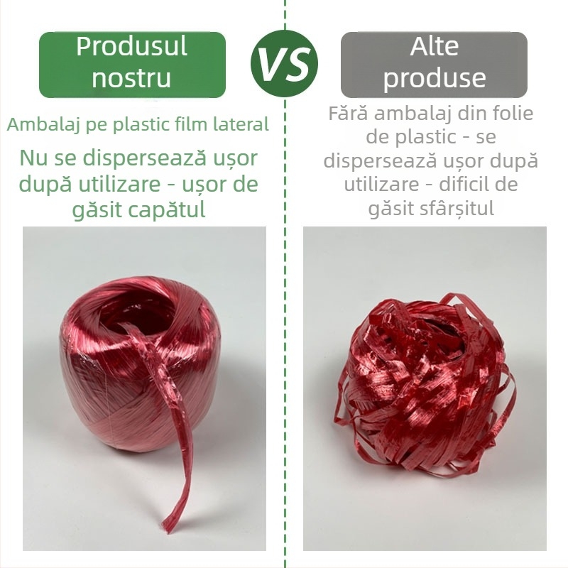 Giant Bird monofilament polipropilen pentru ambalare, rezistență la rupere de 100 kg, 70 g/50 m pe role sau 200 g/140 m pe role