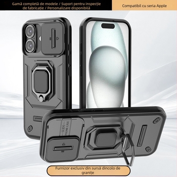 Carcasă pentru iPhone 14 seria cu stand magnetic, stil Nordic, TPU+PC, turnare prin injecție, rezistentă la uzură, protecție la căderi, anti-amprentare