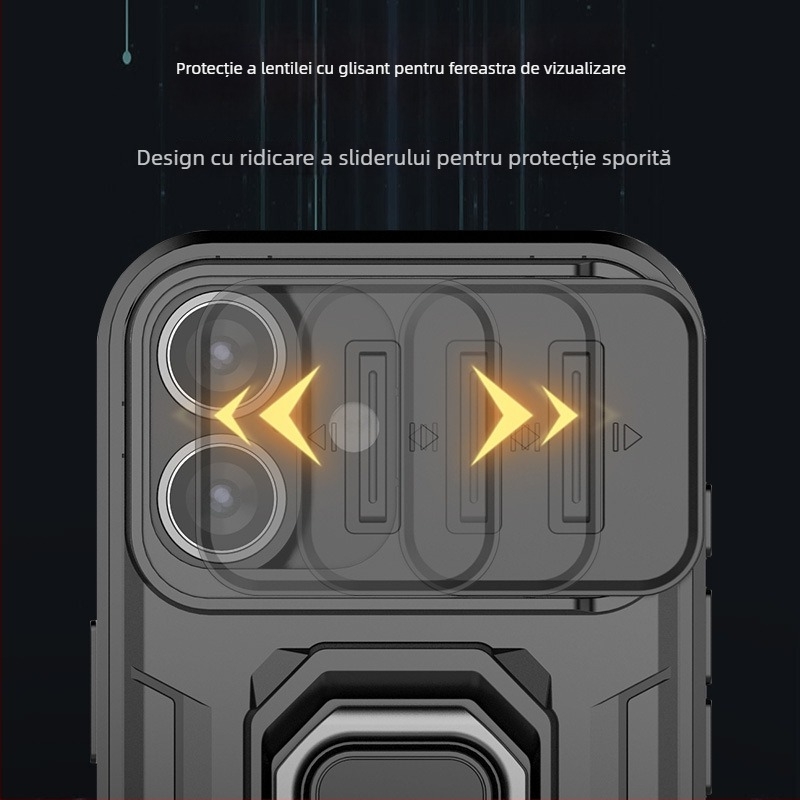 Carcasă pentru iPhone 14 seria cu stand magnetic, stil Nordic, TPU+PC, turnare prin injecție, rezistentă la uzură, protecție la căderi, anti-amprentare