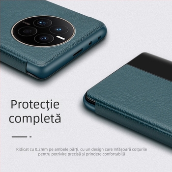 Husă Huawei pentru seria Mate — piele naturală, stil de afaceri, anti-cadere, prelucrare mecanică, personalizabil