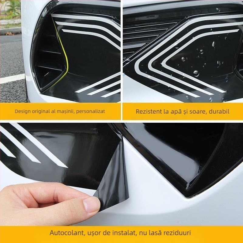 BYD Seal 06dmi autocolant decorativ pentru bara față cu folie reflectorizantă, montare magnetică