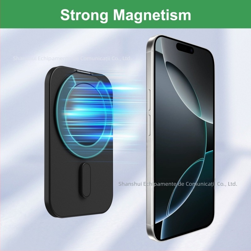 Port-card MagSafe pentru iPhone — piele artificială, suport mult unghiuri, închidere magnetică, personalizare și imprimare a logo-ului