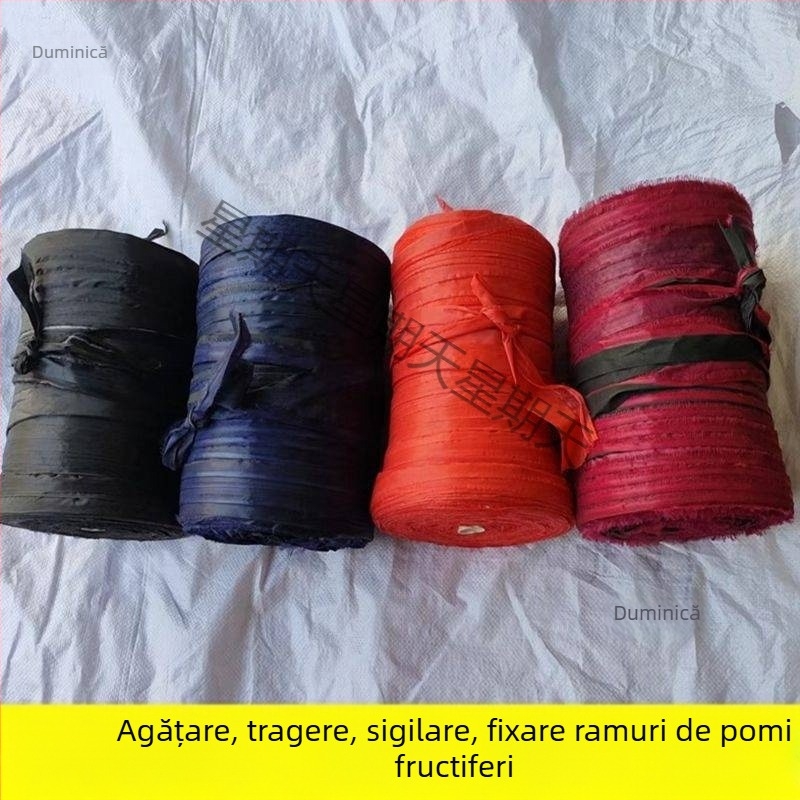 Benzi de țesătură rezistente la intemperii pentru legare, sfori și curele plate pentru uz casnic, curele de buzunar și pentru tragerea crengilor pomilor fructiferi