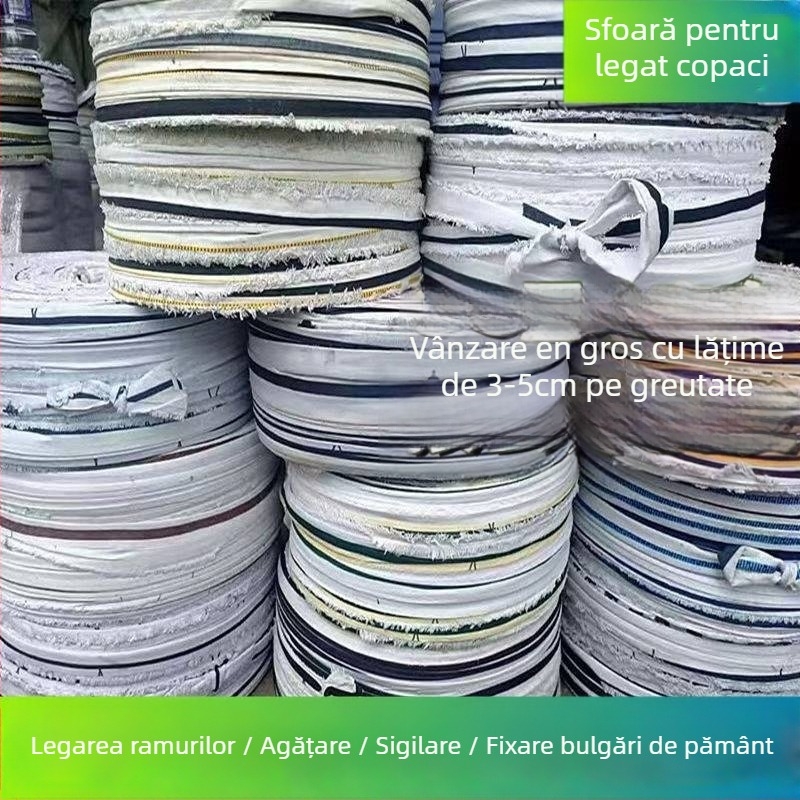 Benzi de țesătură rezistente la intemperii pentru legare, sfori și curele plate pentru uz casnic, curele de buzunar și pentru tragerea crengilor pomilor fructiferi