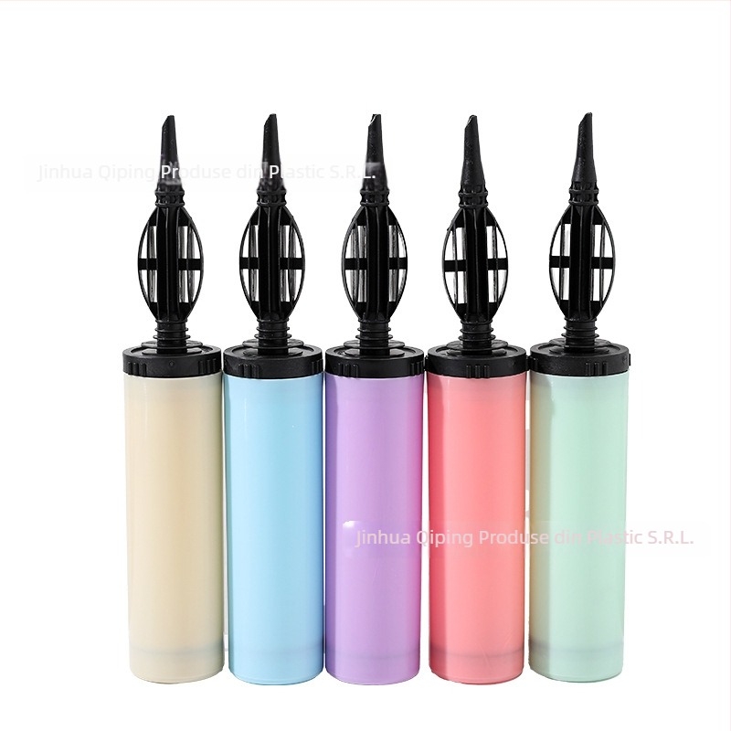 Pompa de aer manuală din plastic pentru baloane și inele de înot (Material: plastic; Brand: Xiyouji; Funcționare manuală)