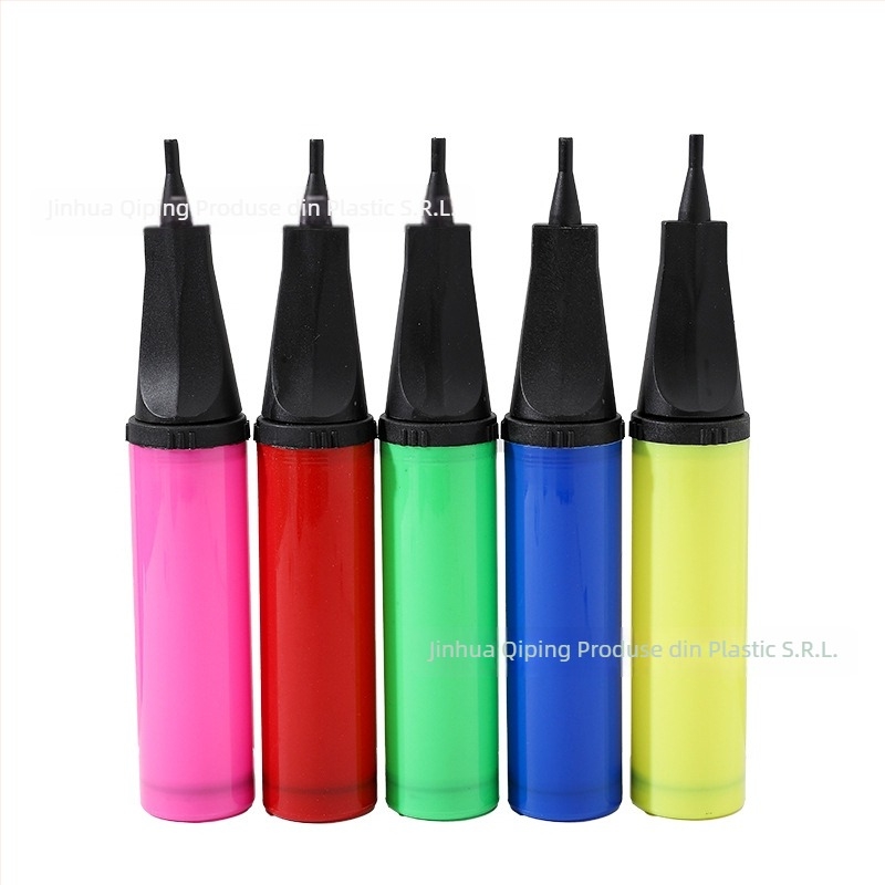 Pompa de aer manuală din plastic pentru baloane și inele de înot (Material: plastic; Brand: Xiyouji; Funcționare manuală)