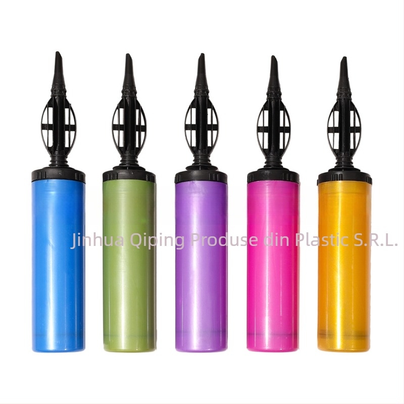 Pompa de aer manuală din plastic pentru baloane și inele de înot (Material: plastic; Brand: Xiyouji; Funcționare manuală)