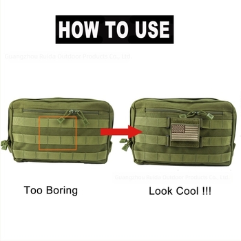 Liruida accesoriu Velcro din nailon ultra-ușor pentru rucsac, sistem MOLLE, bază pentru brățară, detașabil