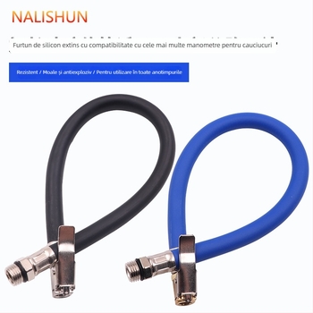 Tubă de umflat anvelope auto, construcție metalică, brand So Smooth