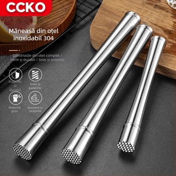 Bețișor de amestecare din oțel inoxidabil 304, CCKO, logo imprimat, personalizare disponibilă (Material: oțel inoxidabil 304; Categorie: Bețișor de amestecare; Marcă: CCKO; Logo: Da; Personalizare: Da)