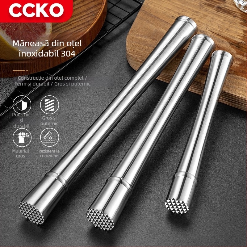 Bețișor de amestecare din oțel inoxidabil 304, CCKO, logo imprimat, personalizare disponibilă (Material: oțel inoxidabil 304; Categorie: Bețișor de amestecare; Marcă: CCKO; Logo: Da; Personalizare: Da)