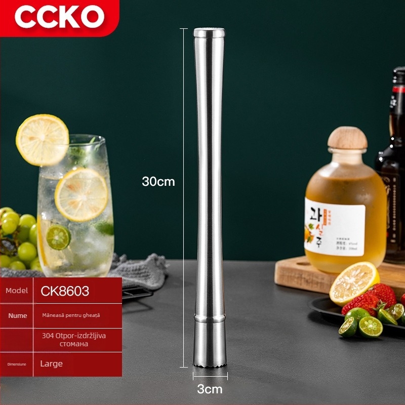 Bețișor de amestecare din oțel inoxidabil 304, CCKO, logo imprimat, personalizare disponibilă (Material: oțel inoxidabil 304; Categorie: Bețișor de amestecare; Marcă: CCKO; Logo: Da; Personalizare: Da)