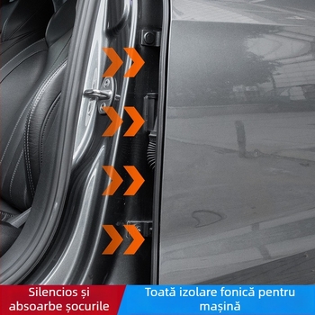 Bandă de etanșare auto – Tip B, universală, din cauciuc, pentru uși, portbagaj și capotă