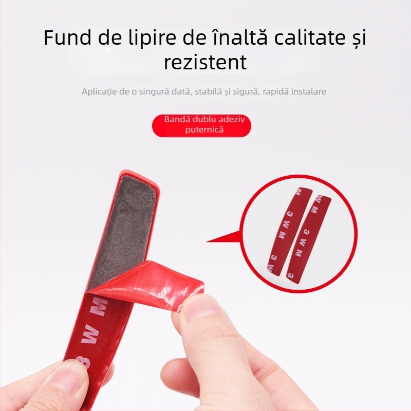 Bandă anti-coliziune pentru ușă – Jun Chang, PVC ecologic, set 4 bucăți, compatibil cu modele generale