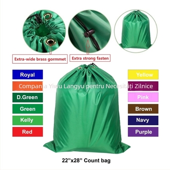 Geantă de rufe din Oxford, model LB2228P, formă pătrată, pentru depozitare haine murdare și pături