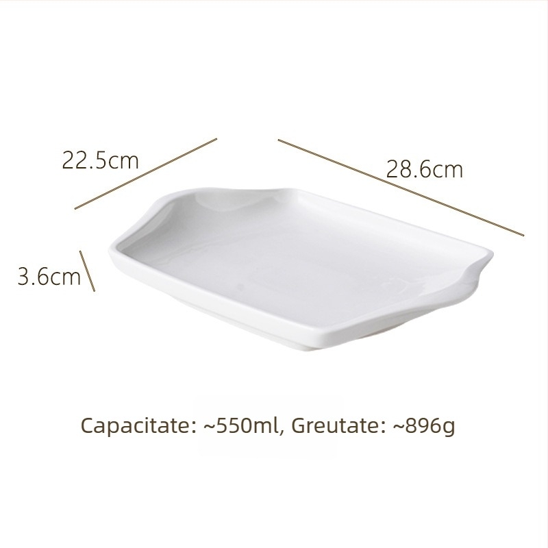 Tigaie pentru pizza din porțelan, rotundă, compatibilă cu microundele, imprimare logo disponibilă